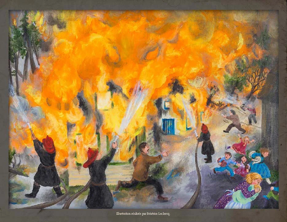 Foi et courage gravés en lettres de feu