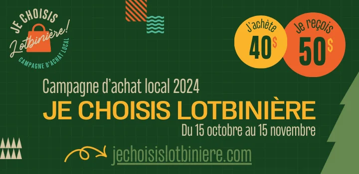 « Je choisis Lotbinière » : La campagne d’achat local de retour pour une deuxième édition!