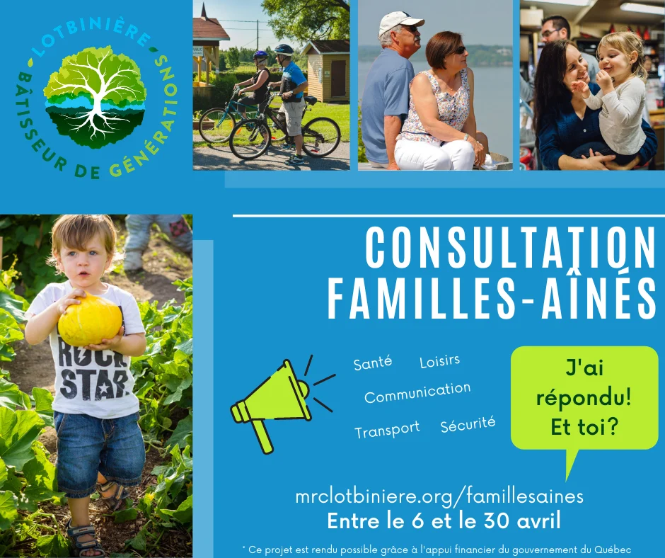 La consultation des familles et personnes aînées est lancée!