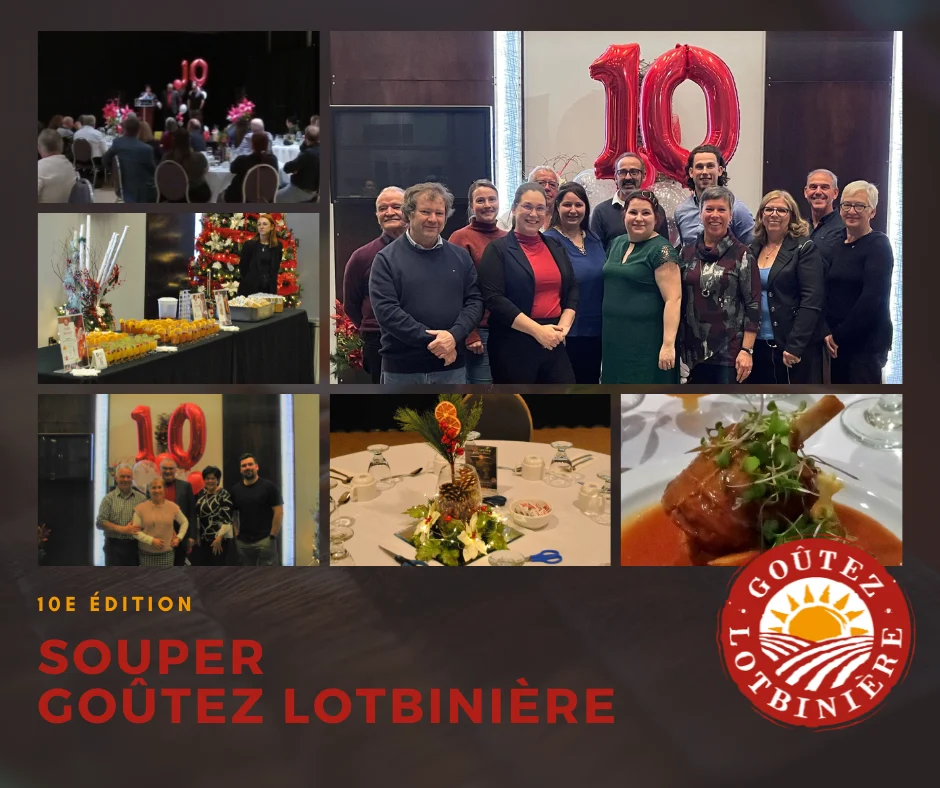 Un 10e souper annuel pour Goûtez Lotbinière!