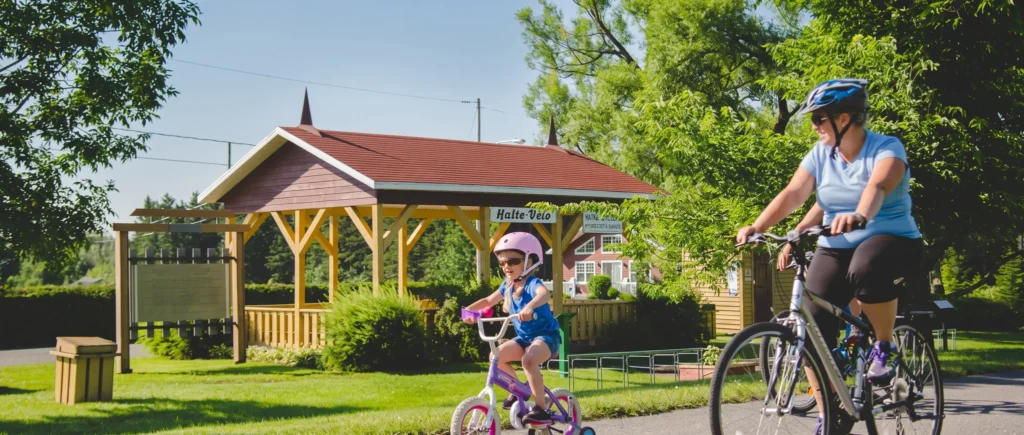 Circuits vélos — parc linéaire de la MRC de Lotbinière