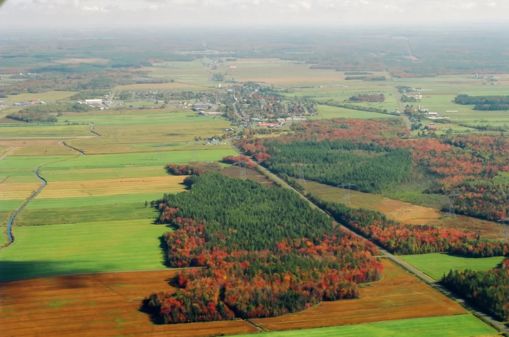 La plaine de Lotbinière à Saint-Agapit