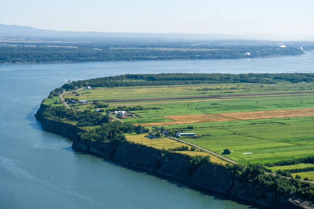 La Pointe Platon au bord du fleuve Saint-Laurent